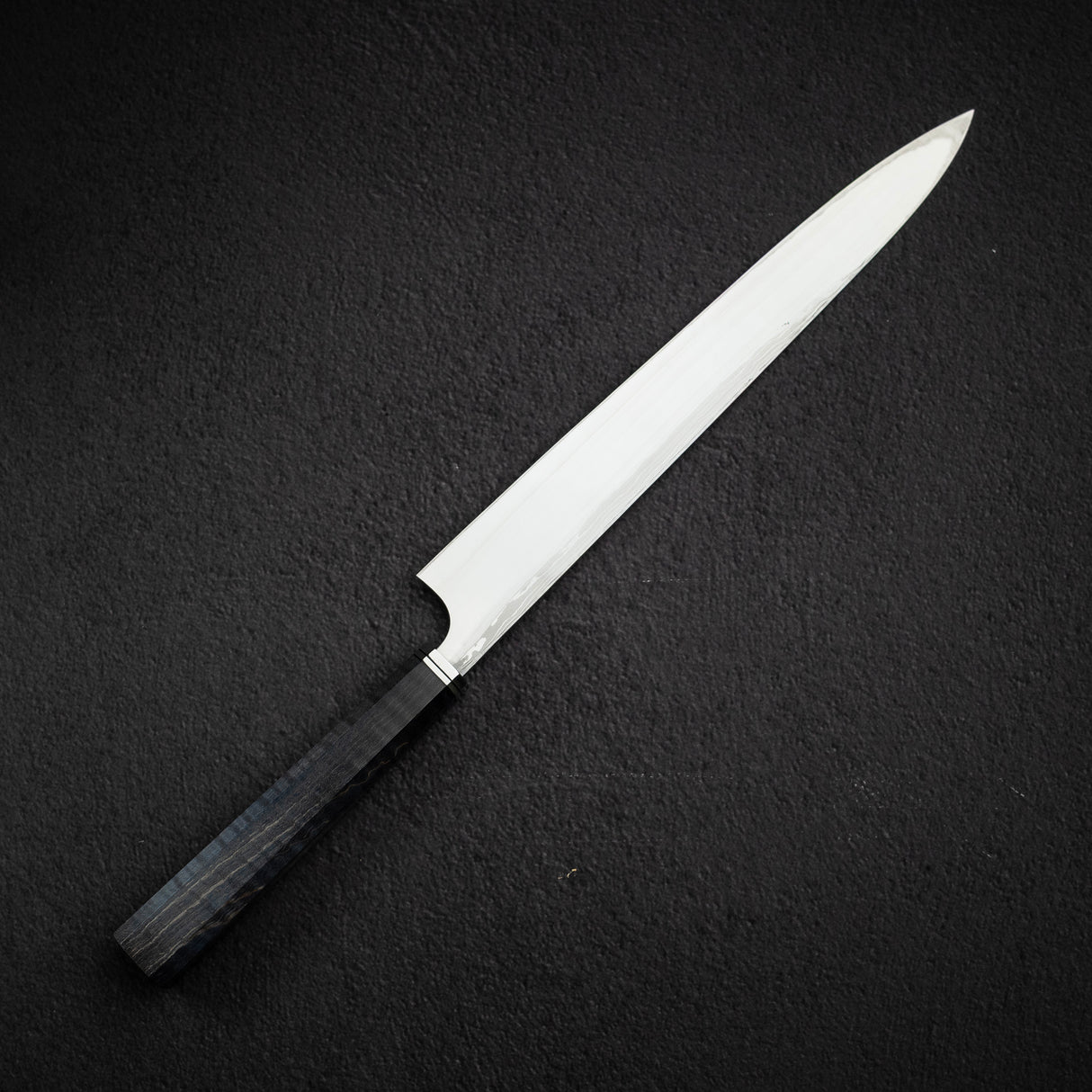 Hatsukokoro x Yoshihiro Yauji Blue 2 Damascus Yanagiba 300mm