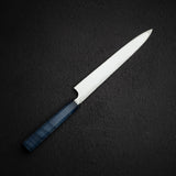 Hatsukokoro x Yoshihiro Yauji Blue 2 Damascus Yanagiba 240mm