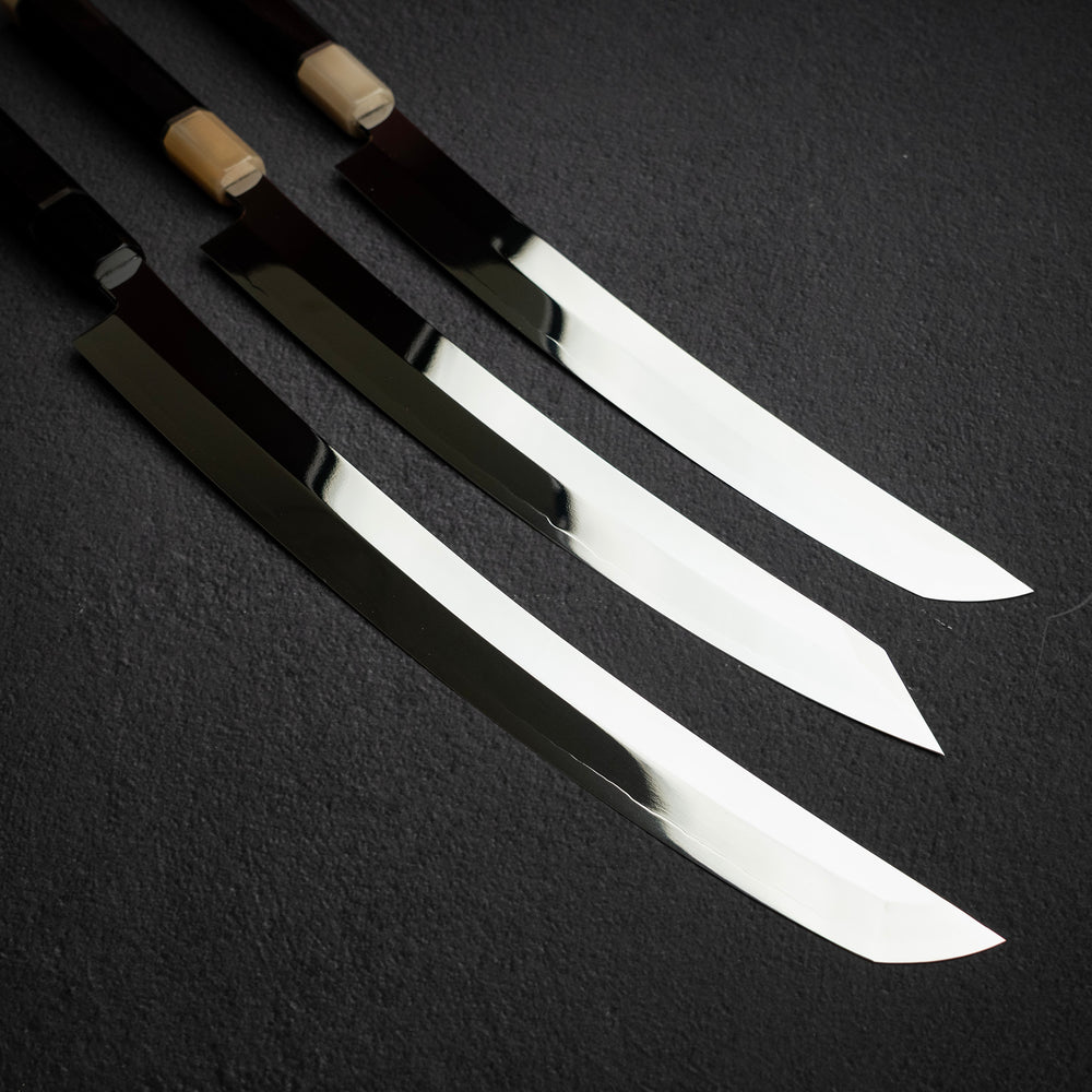 Yamawaki Ginsan Full Mirror Polished Ōzori Yanagiba