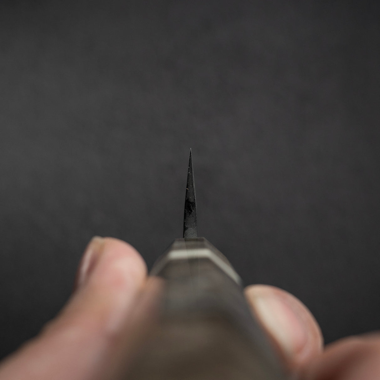 Hatsukokoro Shinkiro Petty 150mm Aogami Super Kurouchi Damascus