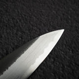 Hatsukokoro Shinkiro Petty 150mm Aogami Super Kurouchi Damascus