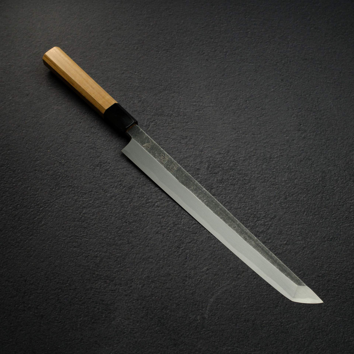 Hatsukokoro x Myojin Shirasagi Blue 2 Kurouchi Sakimaru Yanagiba 270mm