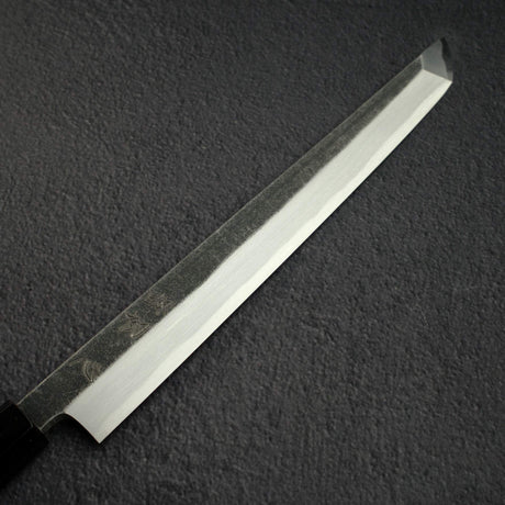 Hatsukokoro x Myojin Shirasagi Blue 2 Kurouchi Sakimaru Yanagiba 270mm