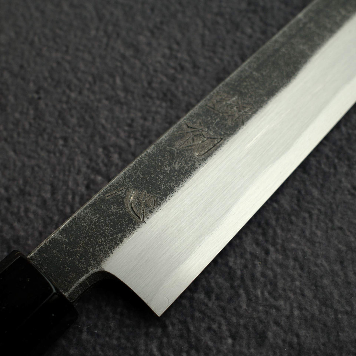 Hatsukokoro x Myojin Shirasagi Blue 2 Kurouchi Sakimaru Yanagiba 270mm