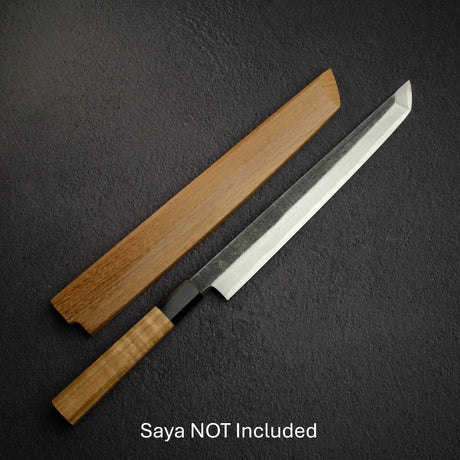 Hatsukokoro x Myojin Shirasagi Blue 2 Kurouchi Sakimaru Yanagiba 270mm