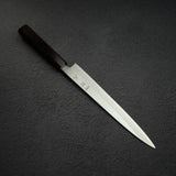 초심 하츠코코로 x 묘진 시라사기 백2강 좌손용 야나기바(사시미칼) 240mm
