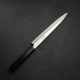 초심 하츠코코로 x 묘진 시라사기 백2강 좌손용 야나기바(사시미칼) 240mm