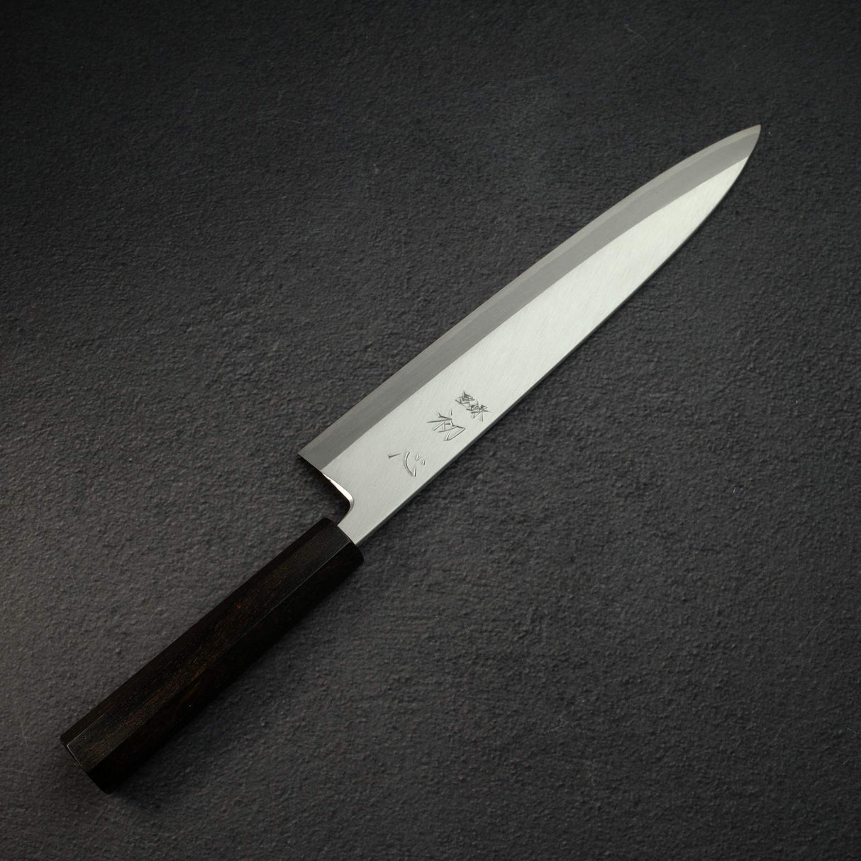 하츠코코로 x 묘진 시라사기 백2강 좌손용 미오로시 데바(생선손질칼) 270mm