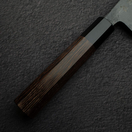 Hatsukokoro Kurokaze Blue 2 Kurouchi K-Tip Deba 150mm Double Bevel