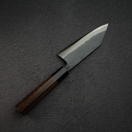 Hatsukokoro Kurokaze Blue 2 Kurouchi K-Tip Deba 150mm Double Bevel