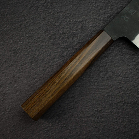Hatsukokoro Aokitae Blue 2 Kurouchi Bunka 190mm Black Chacate