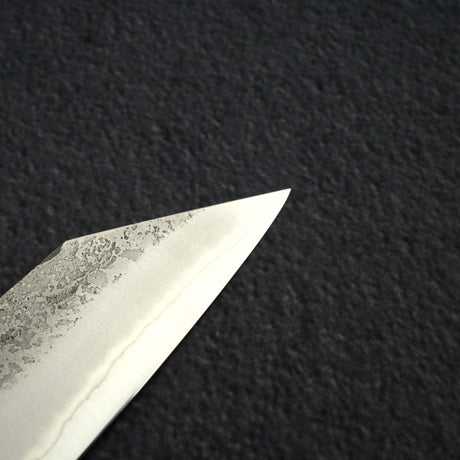 Matsubara Blue 2 K-tip Sujihiki 240mm Nashiji Burnt Kashi
