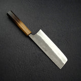 Matsubara Blue 2 Nakiri 165mm Nashiji Burnt Kashi
