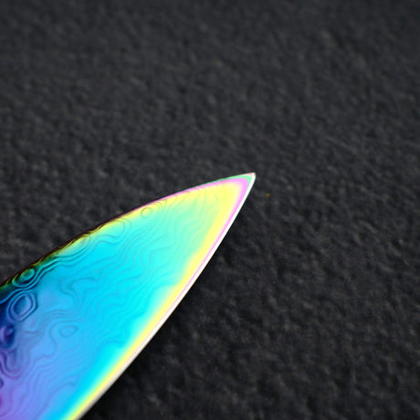 Hatsukokoro Ryuhyo SG2 Damascus Rainbow Petty 150mm