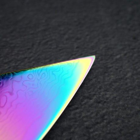 Hatsukokoro Ryuhyo SG2 Damascus Rainbow Bunka 180mm
