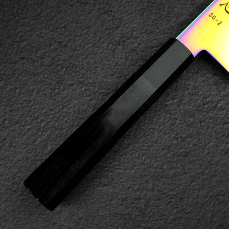 Hatsukokoro Ryuhyo SG2 Damascus Rainbow Bunka 180mm
