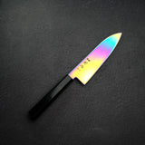 Hatsukokoro Ryuhyo SG2 Damascus Rainbow Santoku 180mm