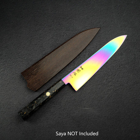 Hatsukokoro Ryuhyo SG2 Damascus Rainbow Gyuto 210mm
