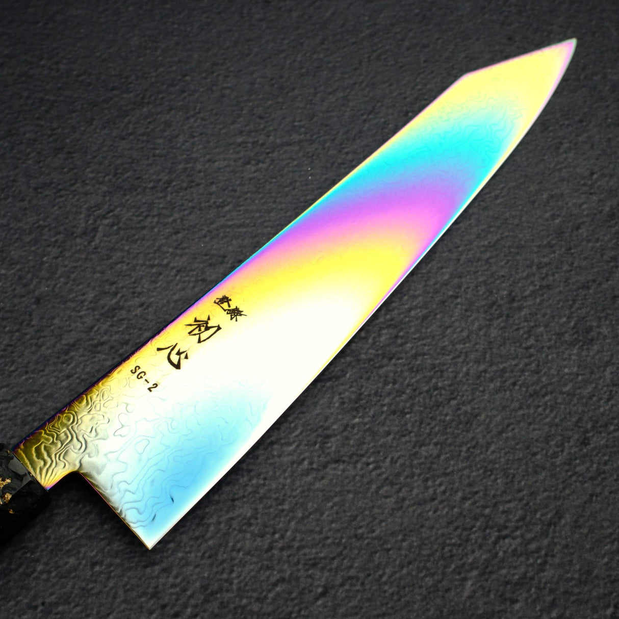 Hatsukokoro Ryuhyo SG2 Damascus Rainbow K-tip Gyuto 240mm