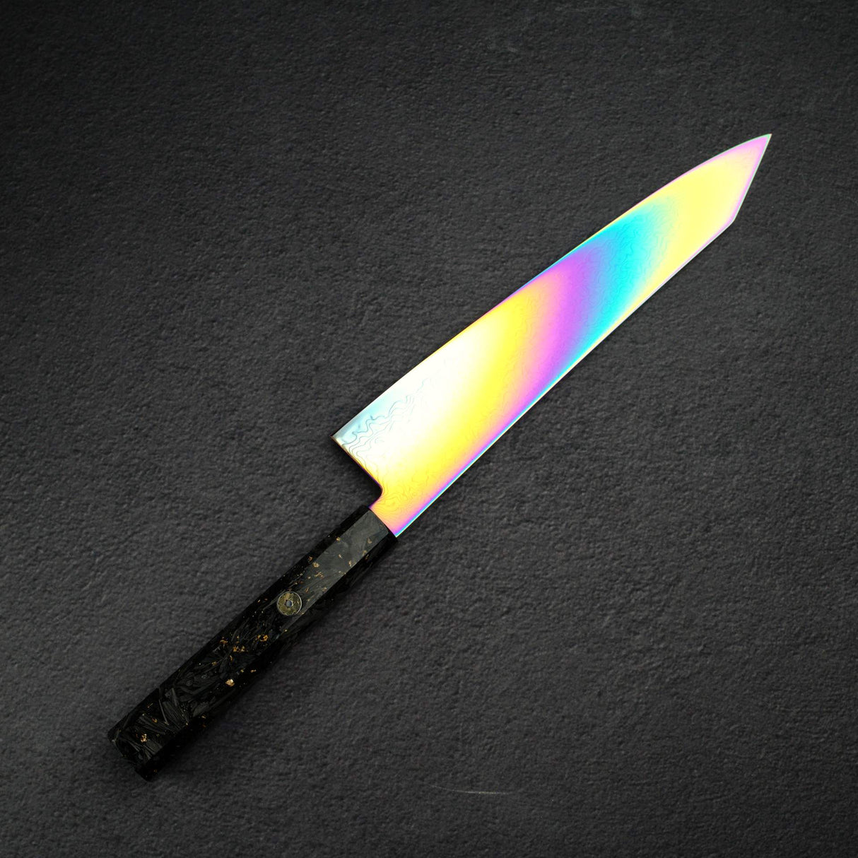 Hatsukokoro Ryuhyo SG2 Damascus Rainbow K-tip Gyuto 240mm