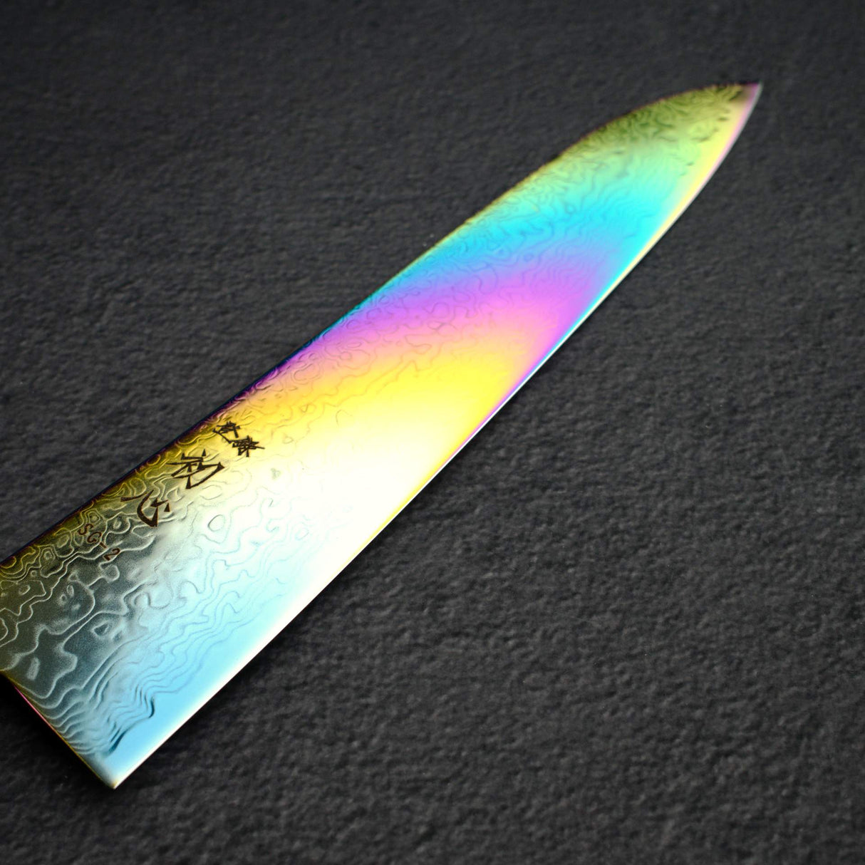 Hatsukokoro Ryuhyo SG2 Damascus Rainbow Gyuto 240mm