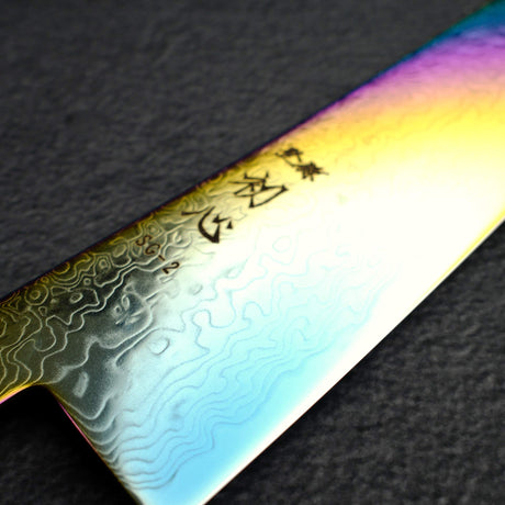 Hatsukokoro Ryuhyo SG2 Damascus Rainbow Gyuto 240mm