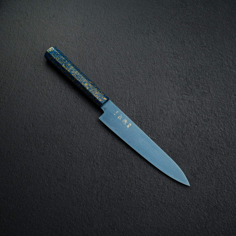 하츠코코로 류효 SG2 다마스커스 블루 페티 150mm 우루시 핸들