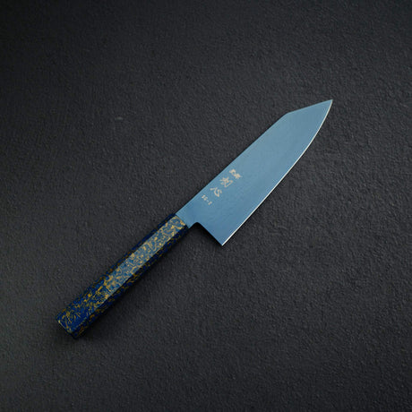 Hatsukokoro Ryuhyo SG2 Damascus Blue Bunka 180mm with Urushi handle