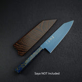 Hatsukokoro Ryuhyo SG2 Damascus Blue Bunka 180mm with Urushi handle