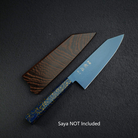 Hatsukokoro Ryuhyo SG2 Damascus Blue Bunka 180mm with Urushi handle