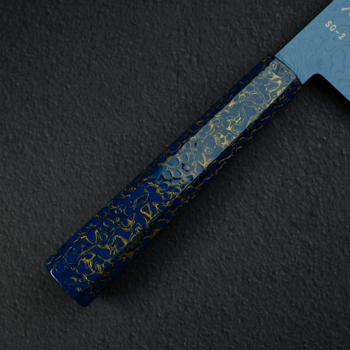 하츠코코로 류효 SG2 다마스커스 블루 K팁 규토(셰프나이프) 210mm 우루시 핸들