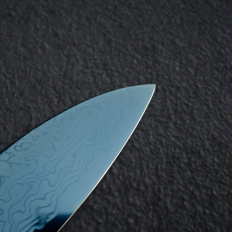 Hatsukokoro Ryuhyo SG2 Damascus Blue Gyuto 210mm Urushi handle with Urushi handle