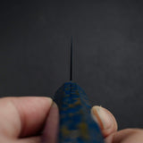 Hatsukokoro Ryuhyo SG2 Damascus Blue K-tip Gyuto 240mm with Urushi handle