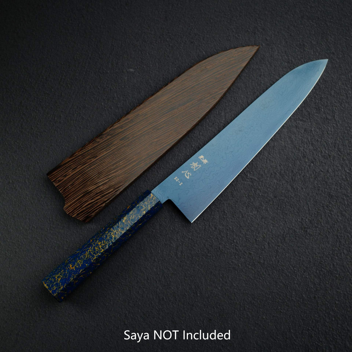 Hatsukokoro Ryuhyo SG2 Damascus Blue Gyuto 240mm with Urushi handle