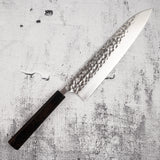 Yoshimi Kato Forged Ginsan Tsuchime Gyuto 240mm