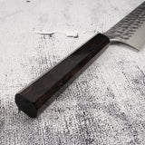 Yoshimi Kato Forged Ginsan Tsuchime Gyuto 240mm