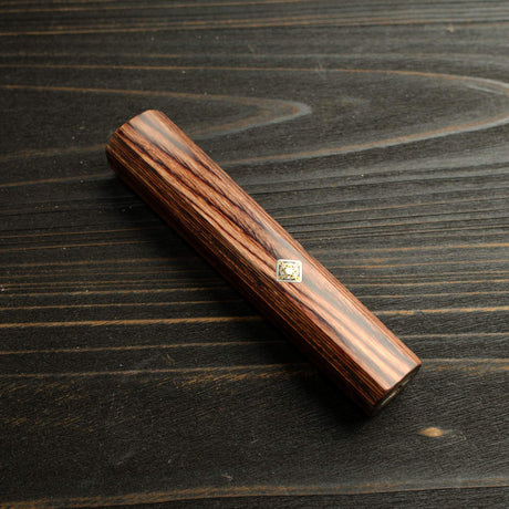 K&S Sample Sale: Octagonal Dark Scheme Wood Handle for Gyuto 210mm