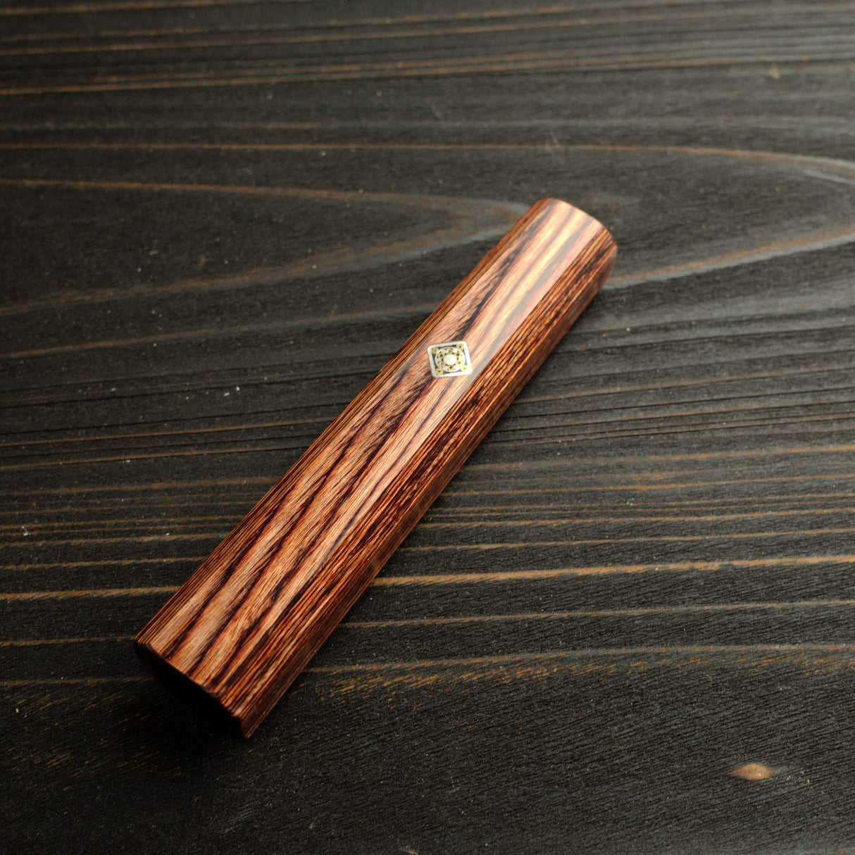 K&S Sample Sale: Octagonal Dark Scheme Wood Handle for Gyuto 210mm