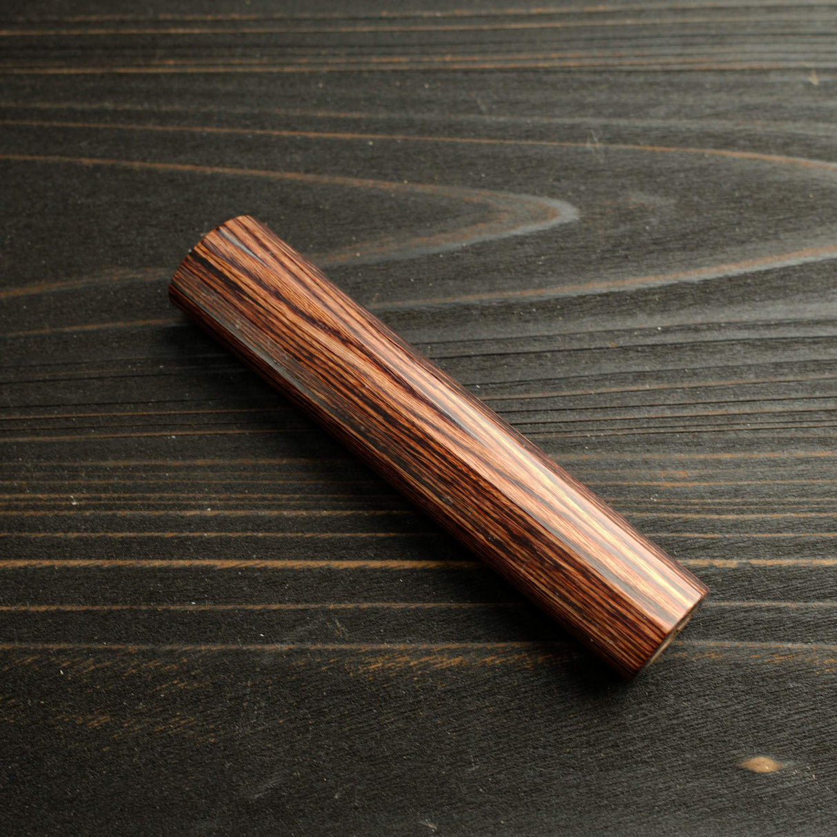 K&S Sample Sale: Octagonal Dark Scheme Wood Handle for Gyuto 210mm