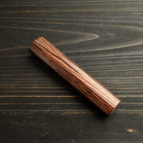 K&S Sample Sale: Octagonal Dark Scheme Wood Handle for Gyuto 210mm