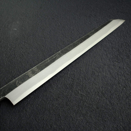 하츠코코로 x 묘진 시라사기 청2강 쿠로우치 K팁 야나기바(사시미칼) 270mm