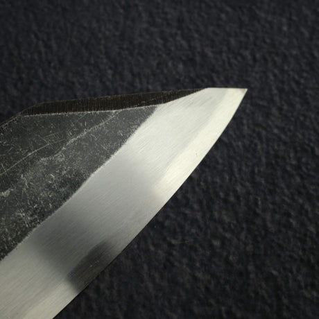 Myojin Riki x Hatsukokoro Shirasagi  Blue 2 Kurouchi K-Tip Deba 180mm