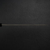 Nigara Ginsan Kurozome Damascus Sujihiki 300mm Triple Spacer Amboyna Handle w Saya