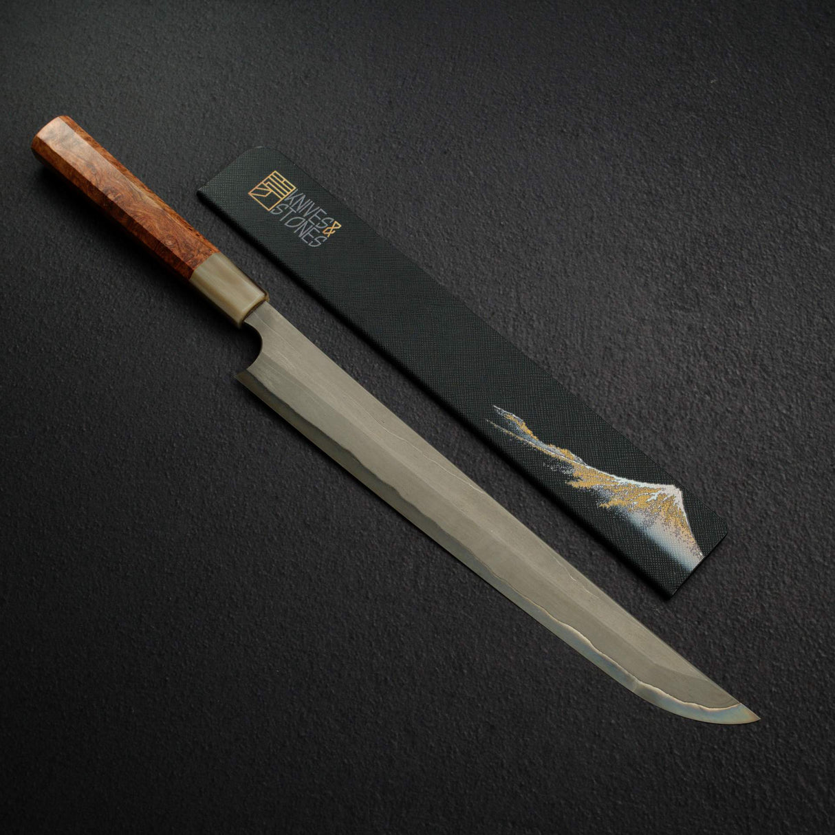 Nigara Blue 2 "Rentetsu" Wrought Iron Sakimaru Takobiki 300mm
