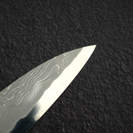 Nigara Anmon Blue 2 'Nejiri' Twist Bar Damascus Yanagiba 270mm
