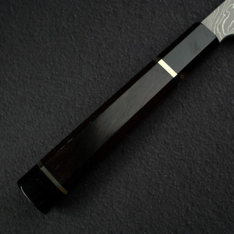 Nigara Anmon Blue 2 'Nejiri' Twist Bar Damascus Yanagiba 270mm