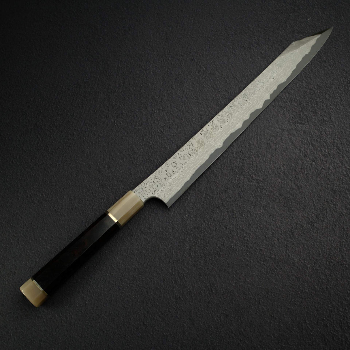 니가라 안몬 쿠로조메 청2강 다마스커스 키리츠케 야나기바(사시미칼) 330mm