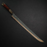 Hatsukokoro x Nigara Yorokobi SLD Copper Damascus Sujihiki 450mm Amboyna Triple Spacer Handle RARE