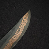 Hatsukokoro x Nigara Yorokobi SLD Copper Damascus Sujihiki 450mm Amboyna Triple Spacer Handle RARE