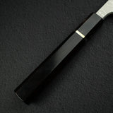 Takahiro Nihei Hyomon White 2 Damascus Yanagiba 270mm w/ Saya, exclusive to K&S